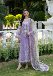 Elaf Premium Signature Embroidered Lawn Unstitched 3Pc Suit ESG-1B BIANCA