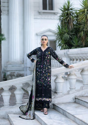 Elaf Premium Signature Embroidered Lawn Unstitched 3Pc Suit ESG-2B SASHA