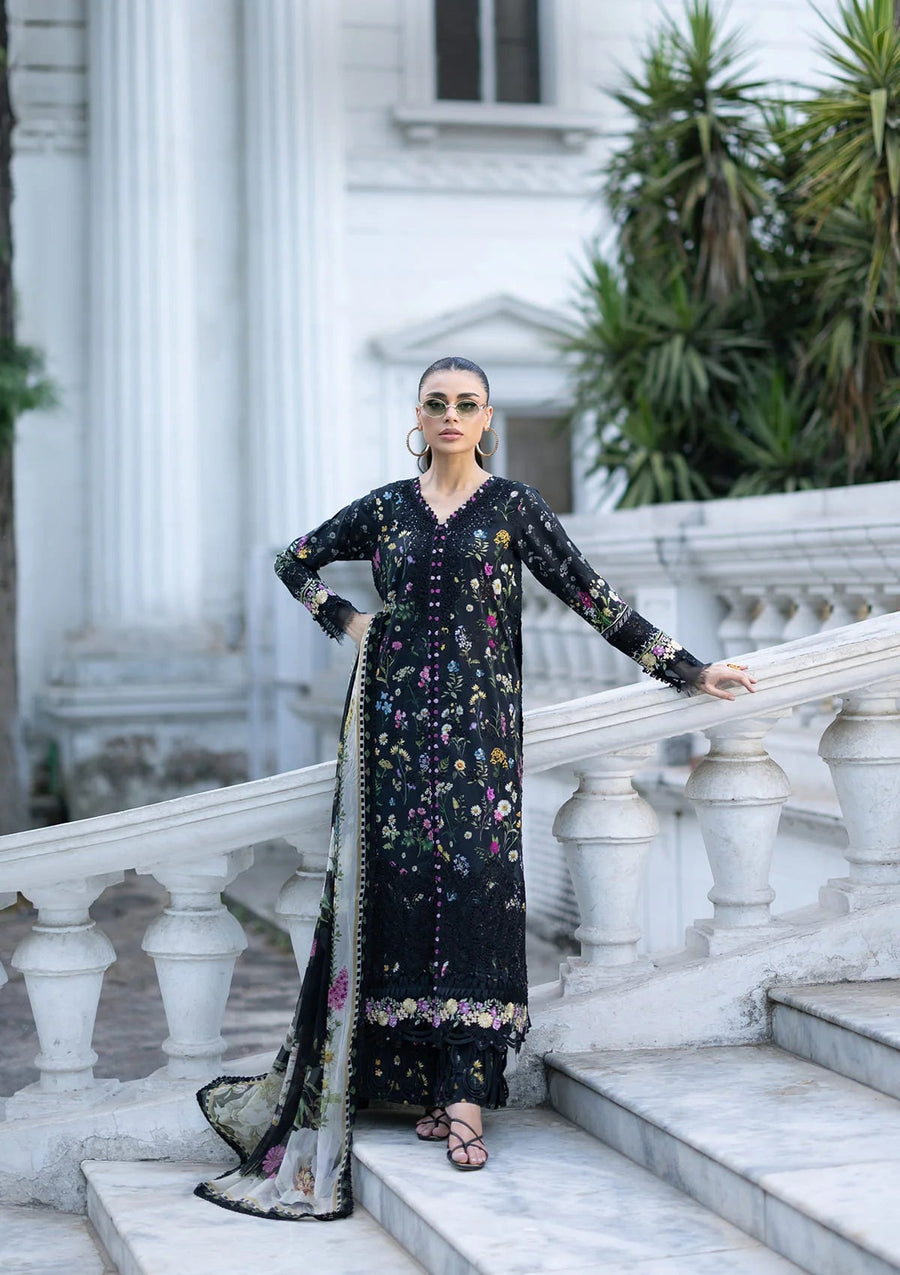 Elaf Premium Signature Embroidered Lawn Unstitched 3Pc Suit ESG-2B SASHA