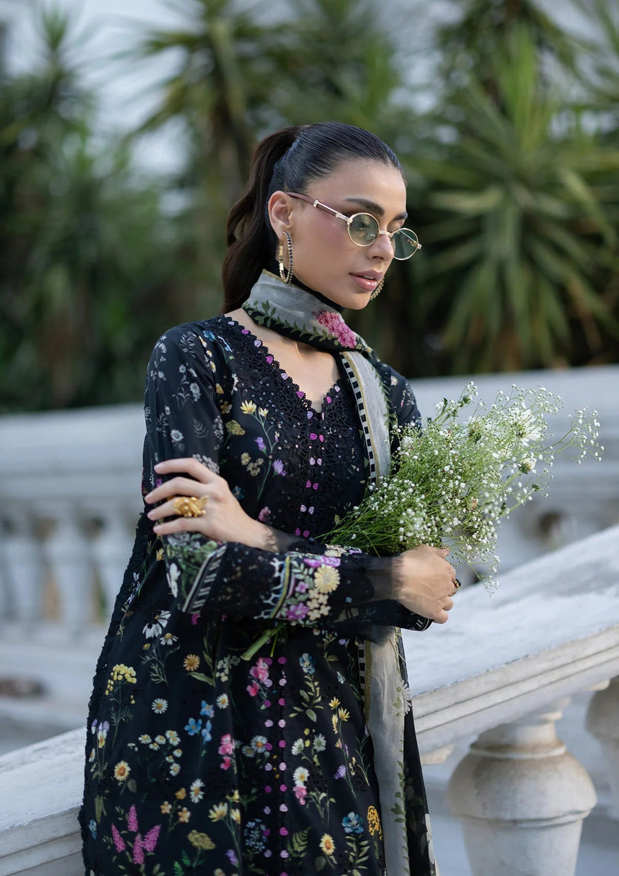 Elaf Premium Signature Embroidered Lawn Unstitched 3Pc Suit ESG-2B SASHA