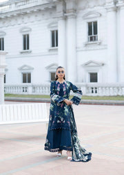Elaf Premium Signature Embroidered Lawn Unstitched 3Pc Suit ESG-3A MARIEL