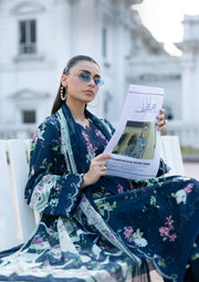 Elaf Premium Signature Embroidered Lawn Unstitched 3Pc Suit ESG-3A MARIEL