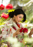 Elaf Premium Signature Embroidered Lawn Unstitched 3Pc Suit ESG-4A CLAIRE