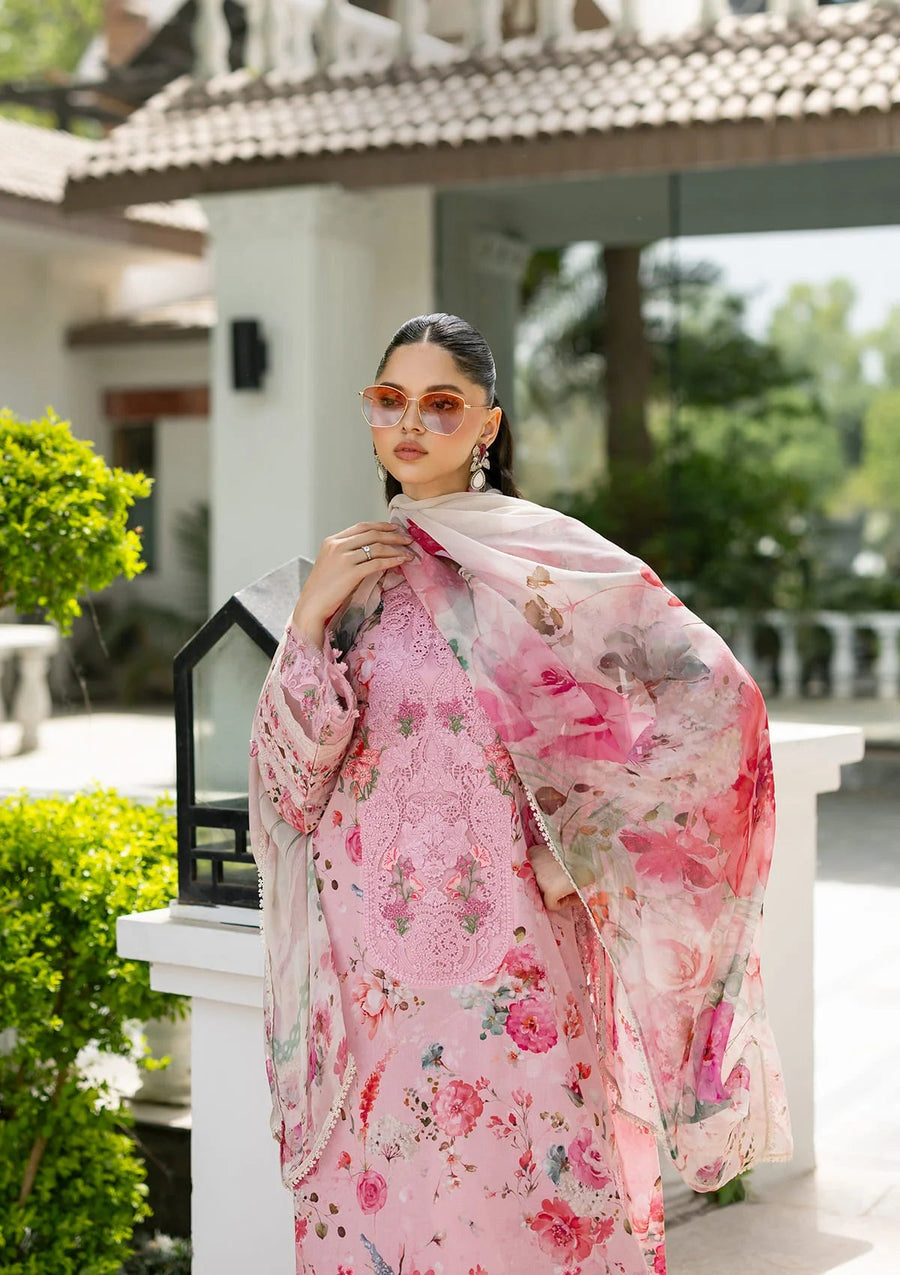 Elaf Premium Signature Embroidered Lawn Unstitched 3Pc Suit ESG-4B MIRA