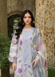Elaf Premium Signature Embroidered Lawn Unstitched 3Pc Suit ESG-5A ARIANA