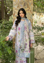Elaf Premium Signature Embroidered Lawn Unstitched 3Pc Suit ESG-5A ARIANA