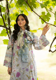 Elaf Premium Signature Embroidered Lawn Unstitched 3Pc Suit ESG-5A ARIANA