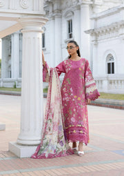 Elaf Premium Signature Embroidered Lawn Unstitched 3Pc Suit ESG-5B DELILAH