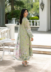 Elaf Premium Signature Embroidered Lawn Unstitched 3Pc Suit ESG-6A JADE