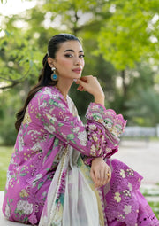 Elaf Premium Signature Embroidered Lawn Unstitched 3Pc Suit ESG-7B KIARA