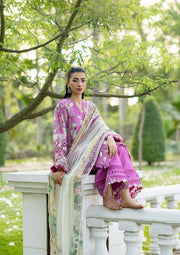Elaf Premium Signature Embroidered Lawn Unstitched 3Pc Suit ESG-7B KIARA