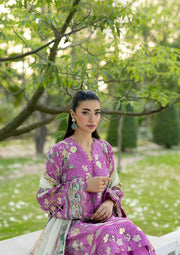 Elaf Premium Signature Embroidered Lawn Unstitched 3Pc Suit ESG-7B KIARA