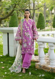 Elaf Premium Signature Embroidered Lawn Unstitched 3Pc Suit ESG-7B KIARA