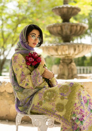 Elaf Premium Signature Embroidered Lawn Unstitched 3Pc Suit ESG-8A OLIVIA