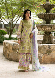 Elaf Premium Signature Embroidered Lawn Unstitched 3Pc Suit ESG-8A OLIVIA