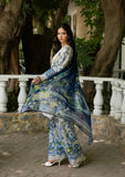 Elaf Premium Signature Embroidered Lawn Unstitched 3Pc Suit ESG-8B CELINE