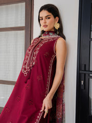 Dareen by IZEL Embroidered Luxury Lawn Unstitched 3Pc Suit - Eshaal