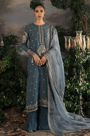 Cross Stitch Luxe Atelier Unstitched Silk 3Pc Suit - ETHNIC SUEDE