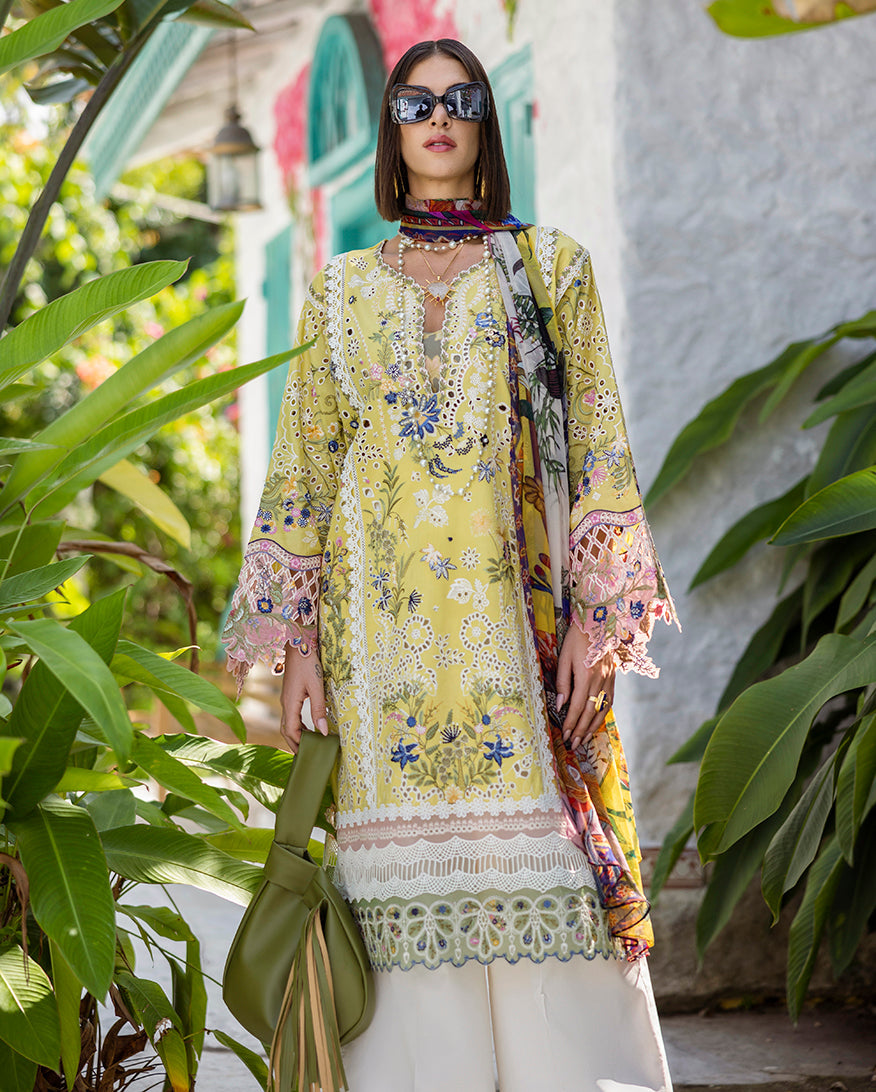Esmel Mon Tresor Luxe Lawn Unstitched Embroidered 3Pc Suit ESL25-01