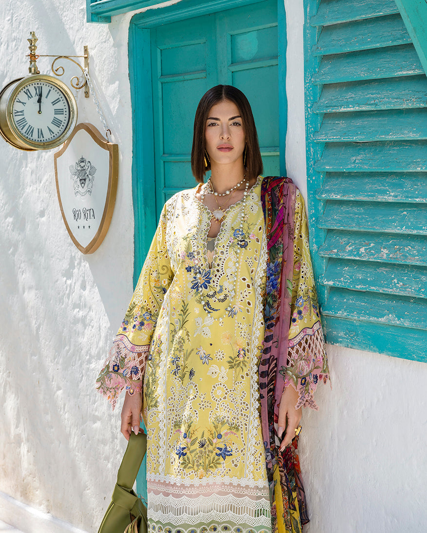 Esmel Mon Tresor Luxe Lawn Unstitched Embroidered 3Pc Suit ESL25-01