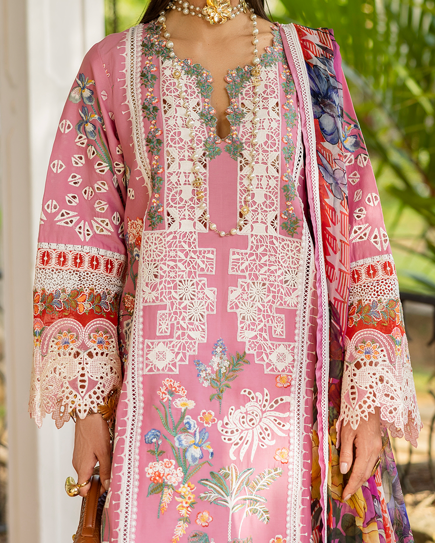 Esmel Mon Tresor Luxe Lawn Unstitched Embroidered 3Pc Suit ESL25-03