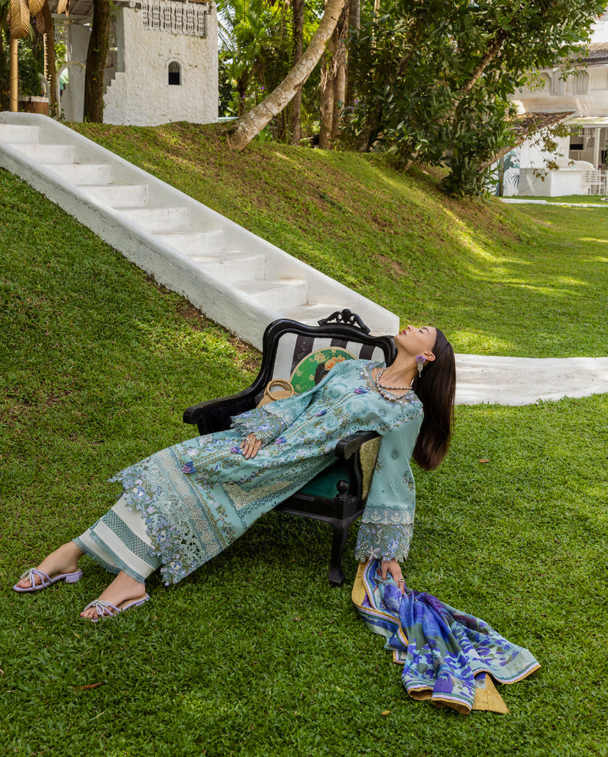 Esmel Mon Tresor Luxe Lawn Unstitched Embroidered 3Pc Suit ESL25-05