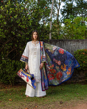 Esmel Mon Tresor Luxe Lawn Unstitched Embroidered 3Pc Suit ESL25-08