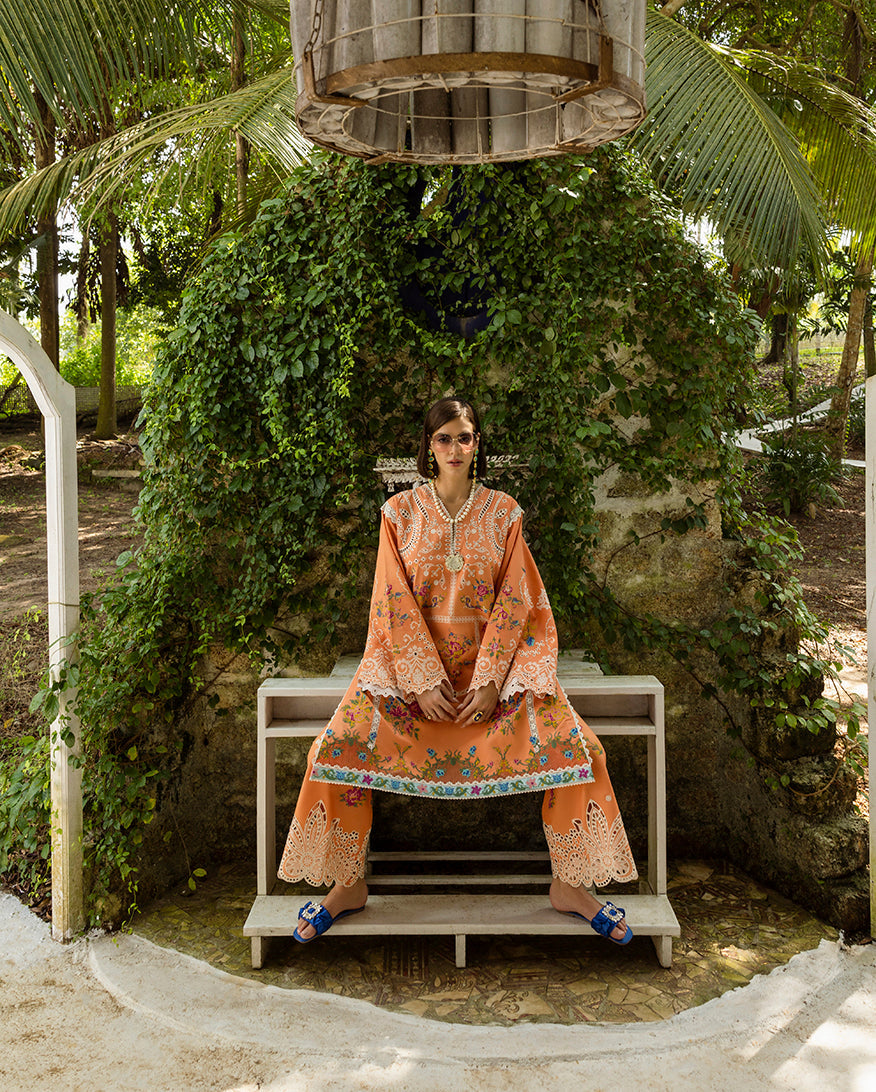 Esmel Mon Tresor Luxe Lawn Unstitched Embroidered 3Pc Suit ESL25-11