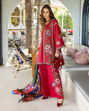 Esmel Nouveau Chapitre Unstitched 3Pc Lawn Suit EUNSS25-03 Maelis