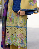 Esmel Nouveau Chapitre Unstitched 3Pc Lawn Suit EUNSS25-04 Lueur