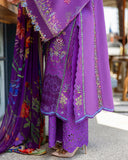 Esmel Nouveau Chapitre Unstitched 3Pc Lawn Suit EUNSS25-07 Serène