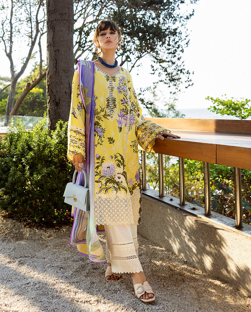 Esmel Nouveau Chapitre Unstitched 3Pc Lawn Suit EUNSS25-09 Nooré