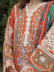 Esmel Mon Tresor Luxe Lawn Unstitched Embroidered 3Pc Suit ESL26-01 Vita