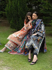 Esmel Mon Tresor Luxe Lawn Unstitched Embroidered 3Pc Suit ESL26-01 Vita