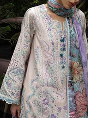 Esmel Mon Tresor Luxe Lawn Unstitched Embroidered 3Pc Suit ESL26-02 Aria