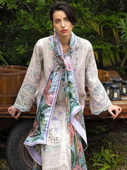 Esmel Mon Tresor Luxe Lawn Unstitched Embroidered 3Pc Suit ESL26-02 Aria