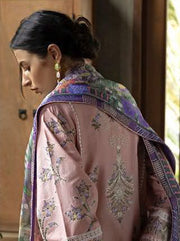 Esmel Mon Tresor Luxe Lawn Unstitched Embroidered 3Pc Suit ESL26-04 Rosy