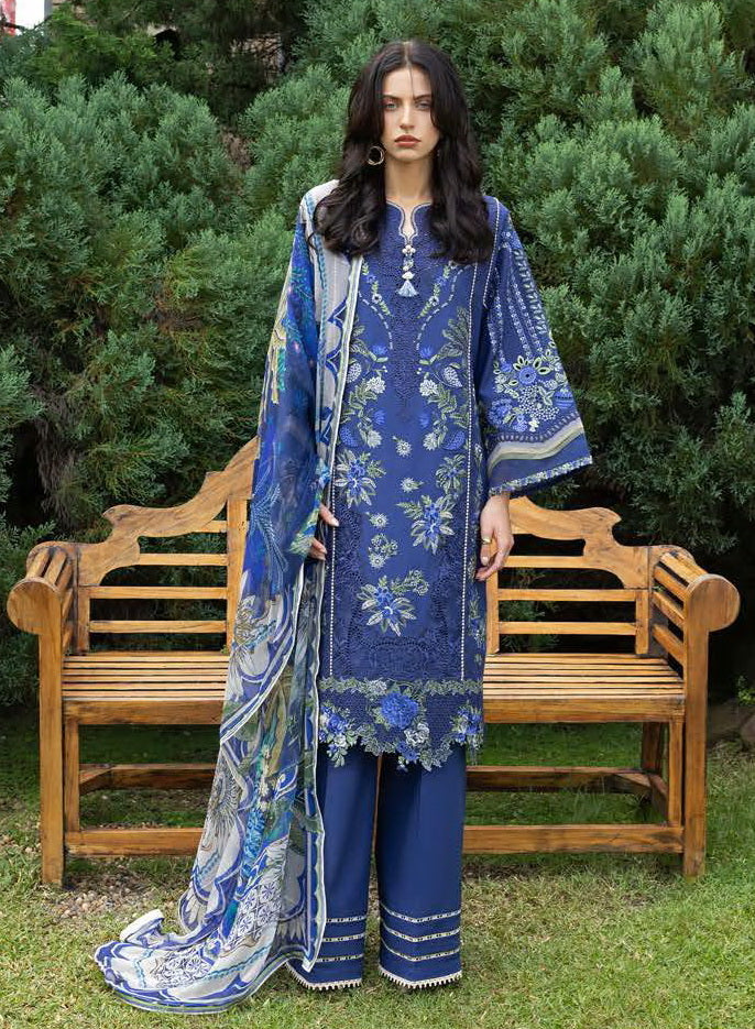 Esmel Mon Tresor Luxe Lawn Unstitched Embroidered 3Pc Suit ESL26-06 Ete