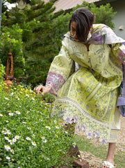 Esmel Mon Tresor Luxe Lawn Unstitched Embroidered 3Pc Suit ESL26-07 Fia