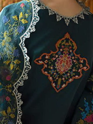 Esmel Mon Tresor Luxe Lawn Unstitched Embroidered 3Pc Suit ESL26-09 Lumi