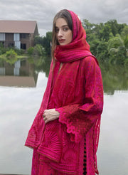 Esmel Mon Tresor Luxe Lawn Unstitched Embroidered 3Pc Suit ESL26-10 Rina