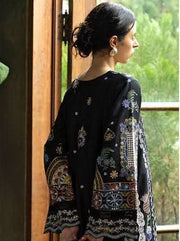 Esmel Mon Tresor Luxe Lawn Unstitched Embroidered 3Pc Suit ESL26-11 Sia