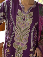 Esmel Mon Tresor Luxe Lawn Unstitched Embroidered 3Pc Suit ESL26-12 Aura