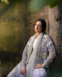 Esmel La vie Haute Unstitched Net 3Pc Suit EUNWD2501-01 Naiora