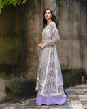 Esmel La vie Haute Unstitched Net 3Pc Suit EUNWD2501-01 Naiora