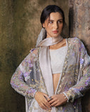 Esmel La vie Haute Unstitched Net 3Pc Suit EUNWD2501-01 Naiora