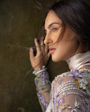 Esmel La vie Haute Unstitched Net 3Pc Suit EUNWD2501-01 Naiora