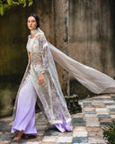 Esmel La vie Haute Unstitched Net 3Pc Suit EUNWD2501-01 Naiora