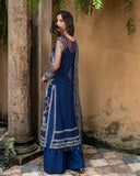 Esmel La vie Haute Unstitched Net 3Pc Suit EUNWD2501-02 Seraine