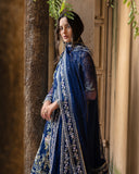 Esmel La vie Haute Unstitched Net 3Pc Suit EUNWD2501-02 Seraine